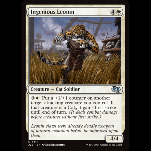 MTG Ingenious Leonin Foundations Jumpstart j25#211