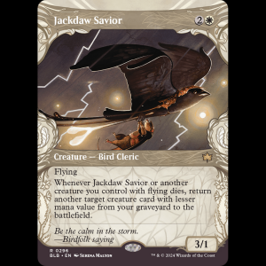 MTG Jackdaw Savior Bloomburrow blb#296