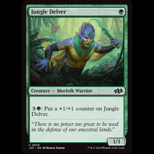 MTG Jungle Delver Foundations Jumpstart j25#678