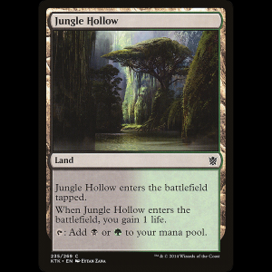 MTG Jungle Hollow Khans of Tarkir ktk#235