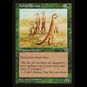 MTG Mangosta del Karrú (Karoo Meerkat) Mirage mir#225