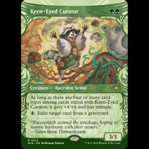 MTG Keen-Eyed Curator Bloomburrow blb#322