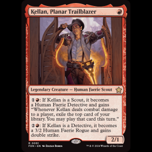 MTG Kellan, Planar Trailblazer Foundations fdn#91