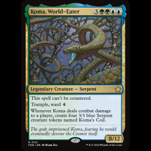 MTG Koma, World-Eater Foundations fdn#121