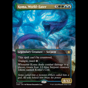 MTG Koma, World-Eater Foundations fdn#347