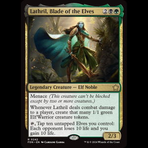 MTG Lathril, Blade of the Elves Foundations fdn#242