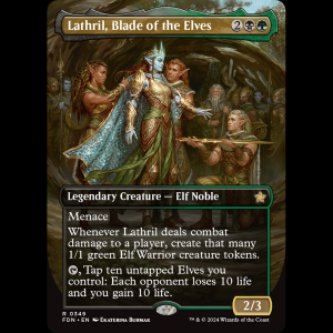 MTG Lathril, Blade of the Elves Foundations fdn#349