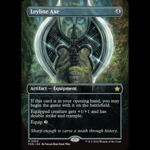 MTG Leyline Axe Foundations fdn#353