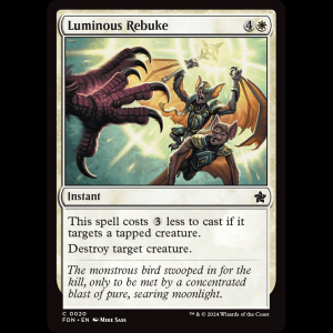 MTG Luminous Rebuke Foundations fdn#20