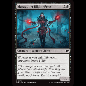 MTG Marauding Blight-Priest Foundations fdn#178