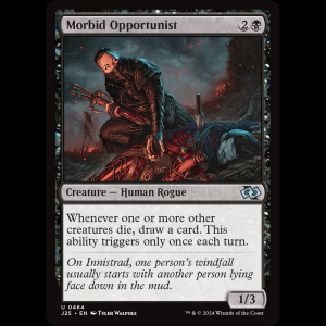 MTG Morbid Opportunist Foundations Jumpstart j25#464