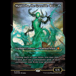 MTG Muldrotha, the Gravetide Foundations fdn#430