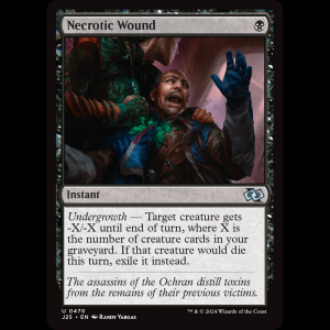 MTG Necrotic Wound Foundations Jumpstart j25#470