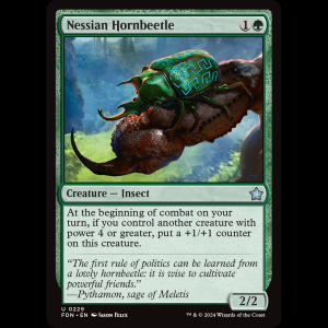 MTG Nessian Hornbeetle Foundations fdn#229