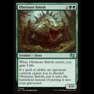 MTG Obstinate Baloth Foundations Jumpstart j25#692