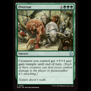 MTG Overrun Foundations fdn#230