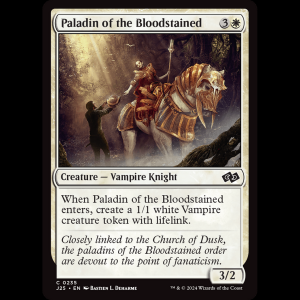 MTG Paladin of the Bloodstained Foundations Jumpstart j25#235