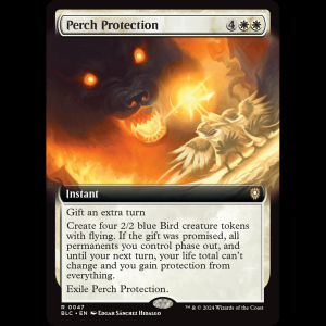 MTG Perch Protection Bloomburrow Commander blc#47