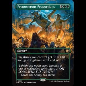 MTG Preposterous Proportions Foundations fdn#338