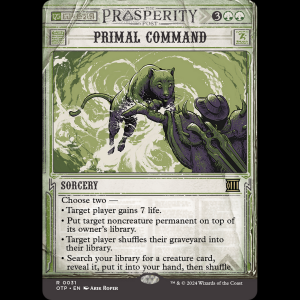 MTG Primal Command Breaking News otp#31