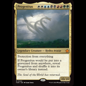 MTG Progenitus Foundations fdn#244