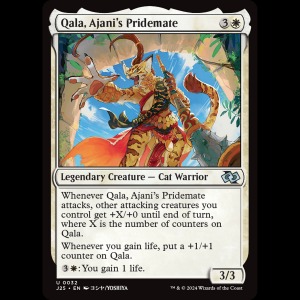 MTG Qala, Ajani's Pridemate Foundations Jumpstart j25#32