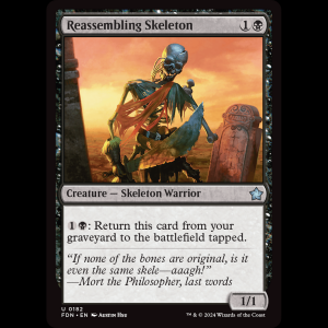 MTG Reassembling Skeleton Foundations fdn#182