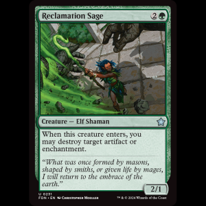 MTG Reclamation Sage Foundations fdn#231