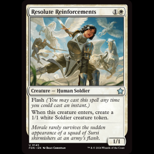 MTG Resolute Reinforcements Foundations fdn#145