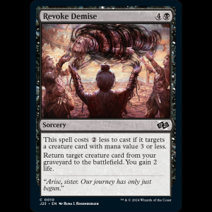 MTG Revoke Demise Foundations Jumpstart j25#10