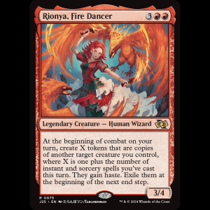 MTG Rionya, Fire Dancer Foundations Jumpstart j25#75