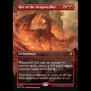 MTG Rite of the Dragoncaller Foundations fdn#331