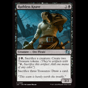 MTG Ruthless Knave Foundations Jumpstart j25#483