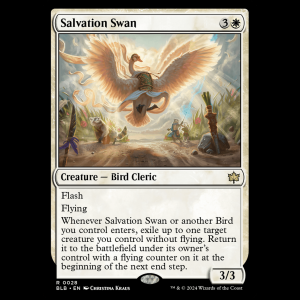 MTG Salvation Swan Bloomburrow blb#28