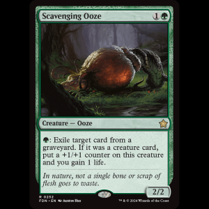 MTG Scavenging Ooze Foundations fdn#232