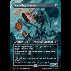 MTG Scrawling Crawler Foundations fdn#354