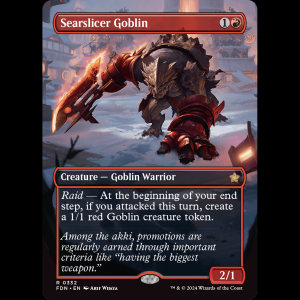 MTG Searslicer Goblin Foundations fdn#332