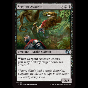 MTG Serpent Assassin Foundations Jumpstart j25#123