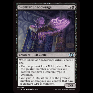 MTG Skemfar Shadowsage Foundations Jumpstart j25#489