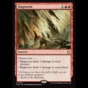 MTG Slagstorm Foundations fdn#207