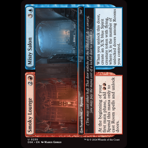 MTG Smoky Lounge // Misty Salon Duskmourn: House of Horror dsk#235