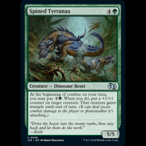 MTG Spined Tyrranax Foundations Jumpstart j25#26