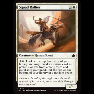 MTG Squad Rallier Foundations fdn#24