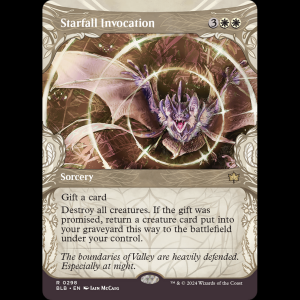 MTG Starfall Invocation Bloomburrow blb#298