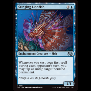 MTG Stinging Lionfish Foundations Jumpstart j25#367