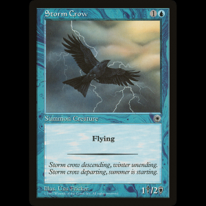 MTG Cuervo tempestad (Storm Crow) Portal por#69