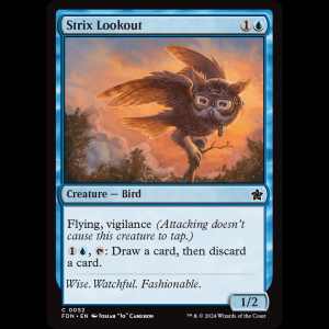 MTG Strix Lookout Foundations fdn#52