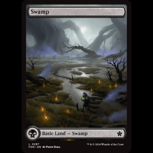 MTG Swamp Foundations fdn#287