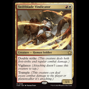 MTG Swiftblade Vindicator Foundations fdn#246