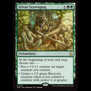 MTG Sylvan Scavenging Foundations fdn#113